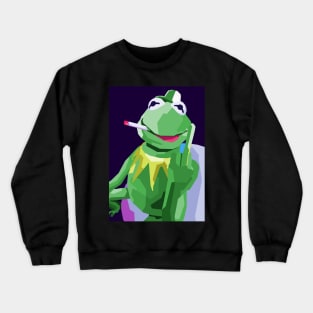 Meme Kermit Pop Art Crewneck Sweatshirt